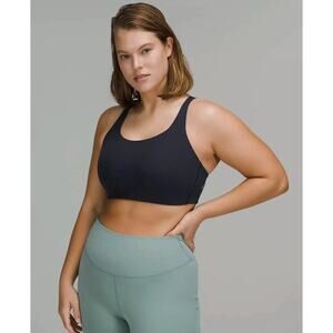 LULULEMON Navy Blue Energy Bra High Support Impact Bra Women's Size 38D Run Gym